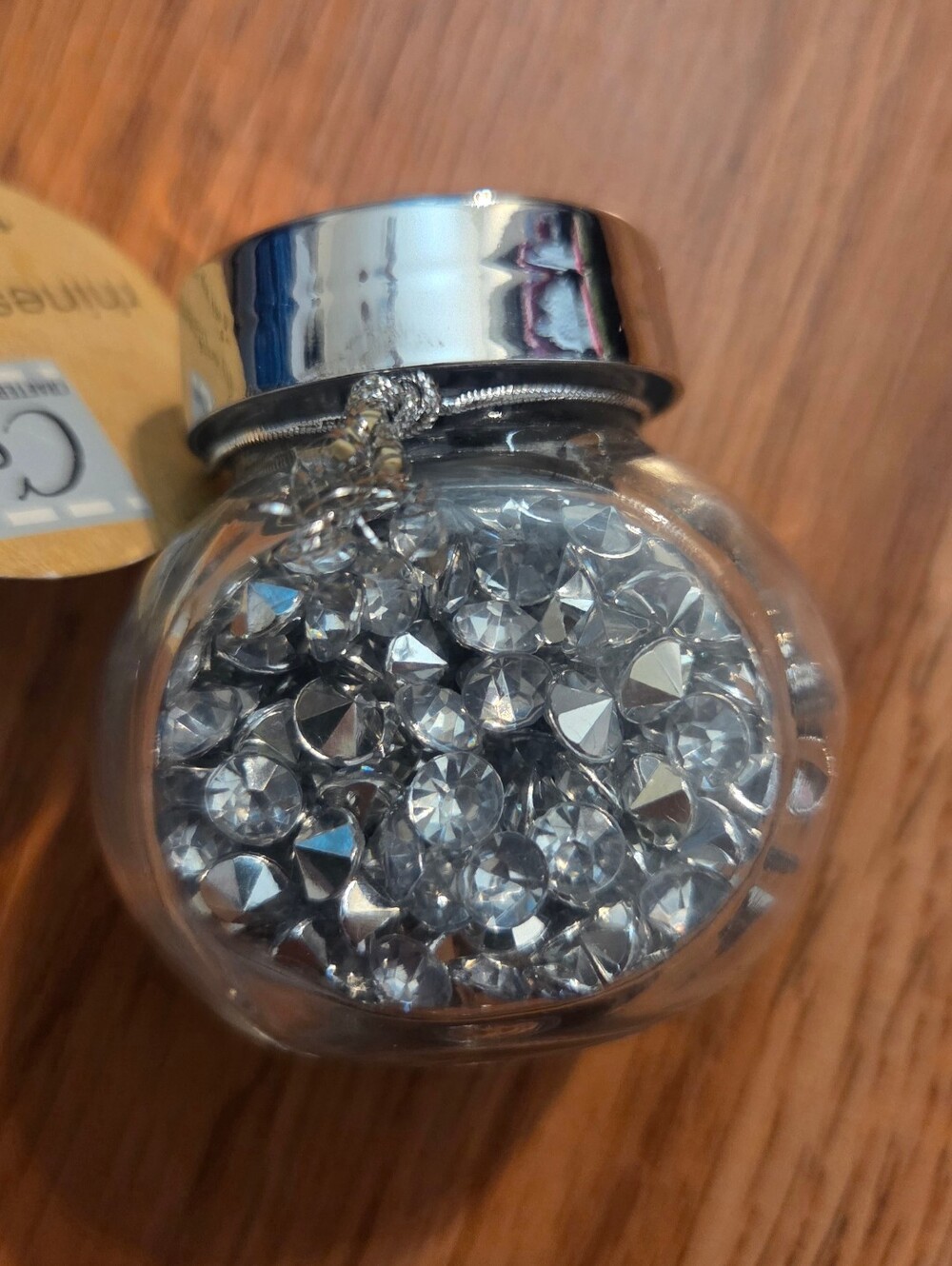 Crafter's Square Rhinestone Gems Silver